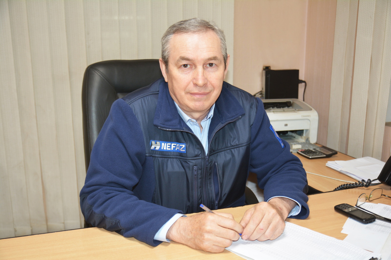 Ф.М.Гильфанов, начальник заготовительно-прессового цеха №31 ПАО «НЕФАЗ».