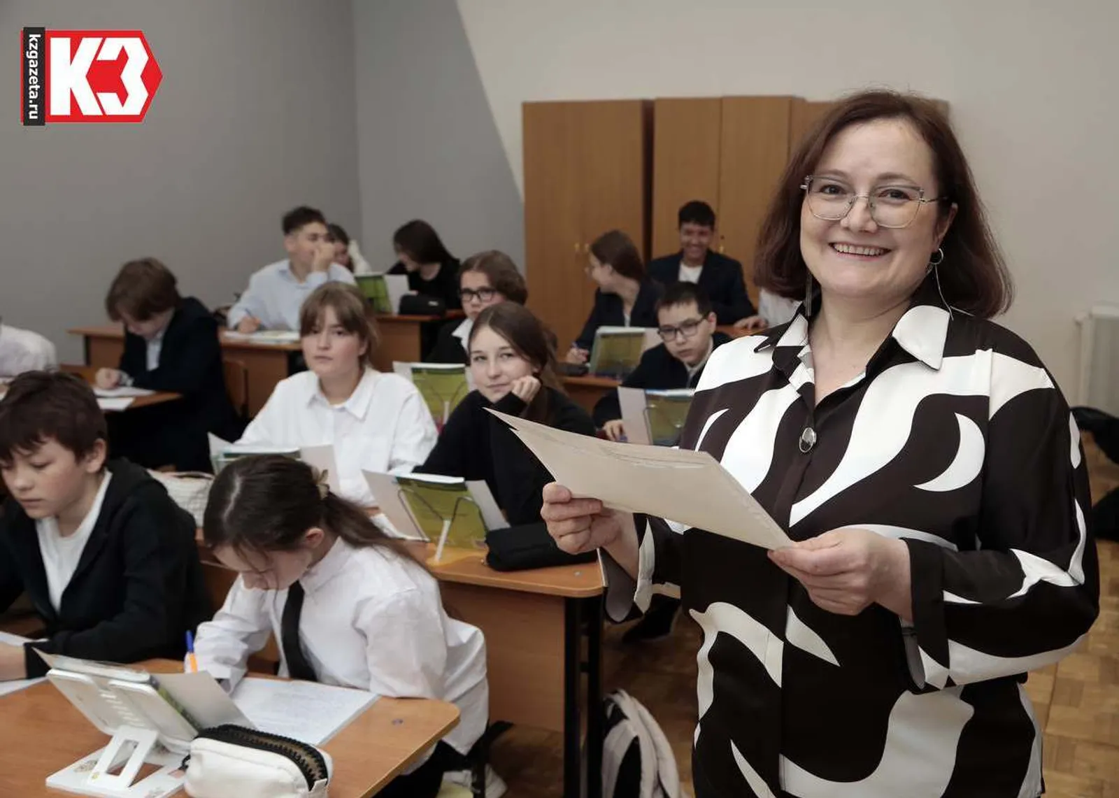 Гульназ Гарипова уверена: «Когда ты открыт детям, они отвечают тем же». Фото: Руслан Никонов, «КЗ».