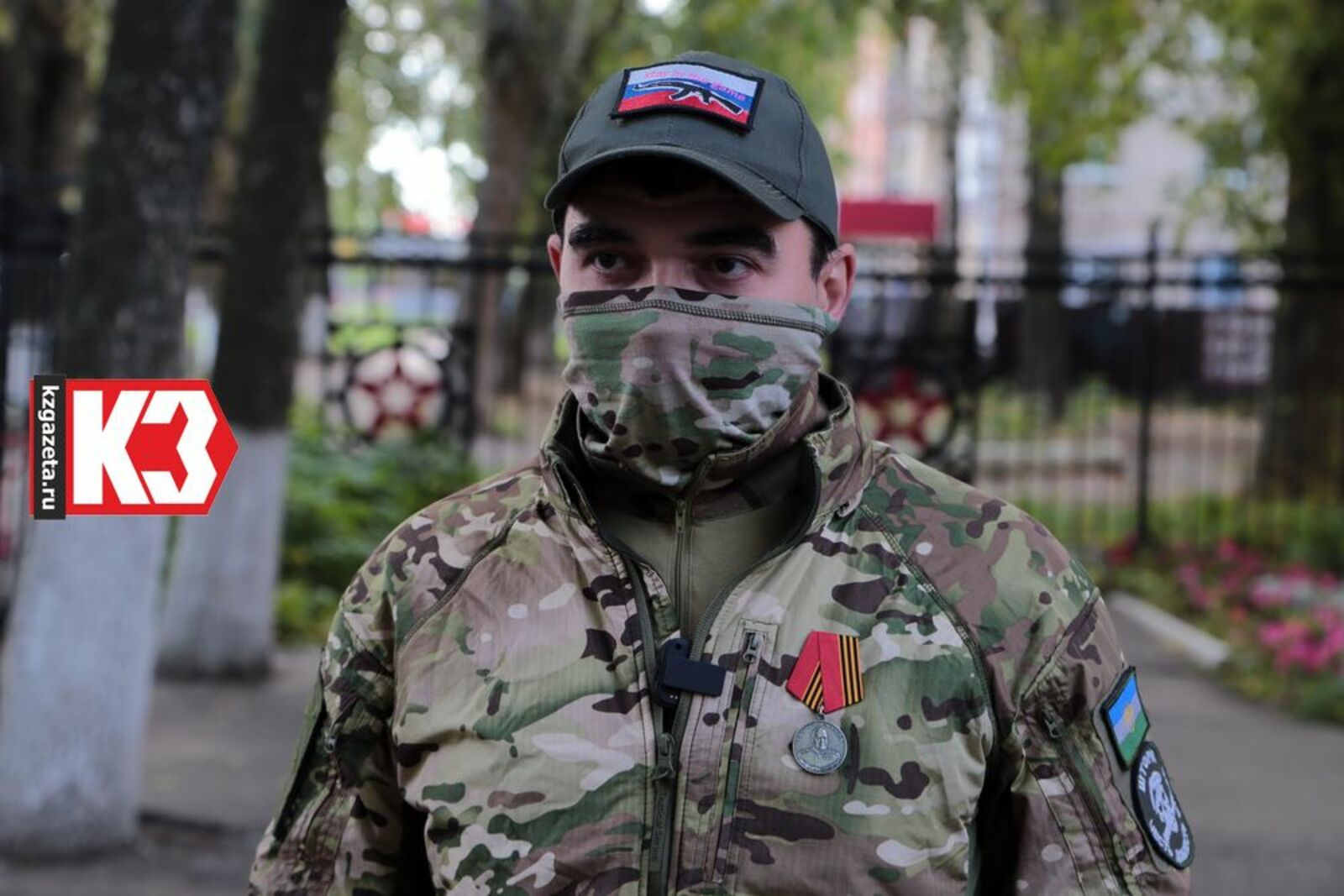 «Фотон» в штурмах два года, недавно добровольцем в зону спецоперации отправился его брат. Фото: Руслан Никонов, «КЗ».