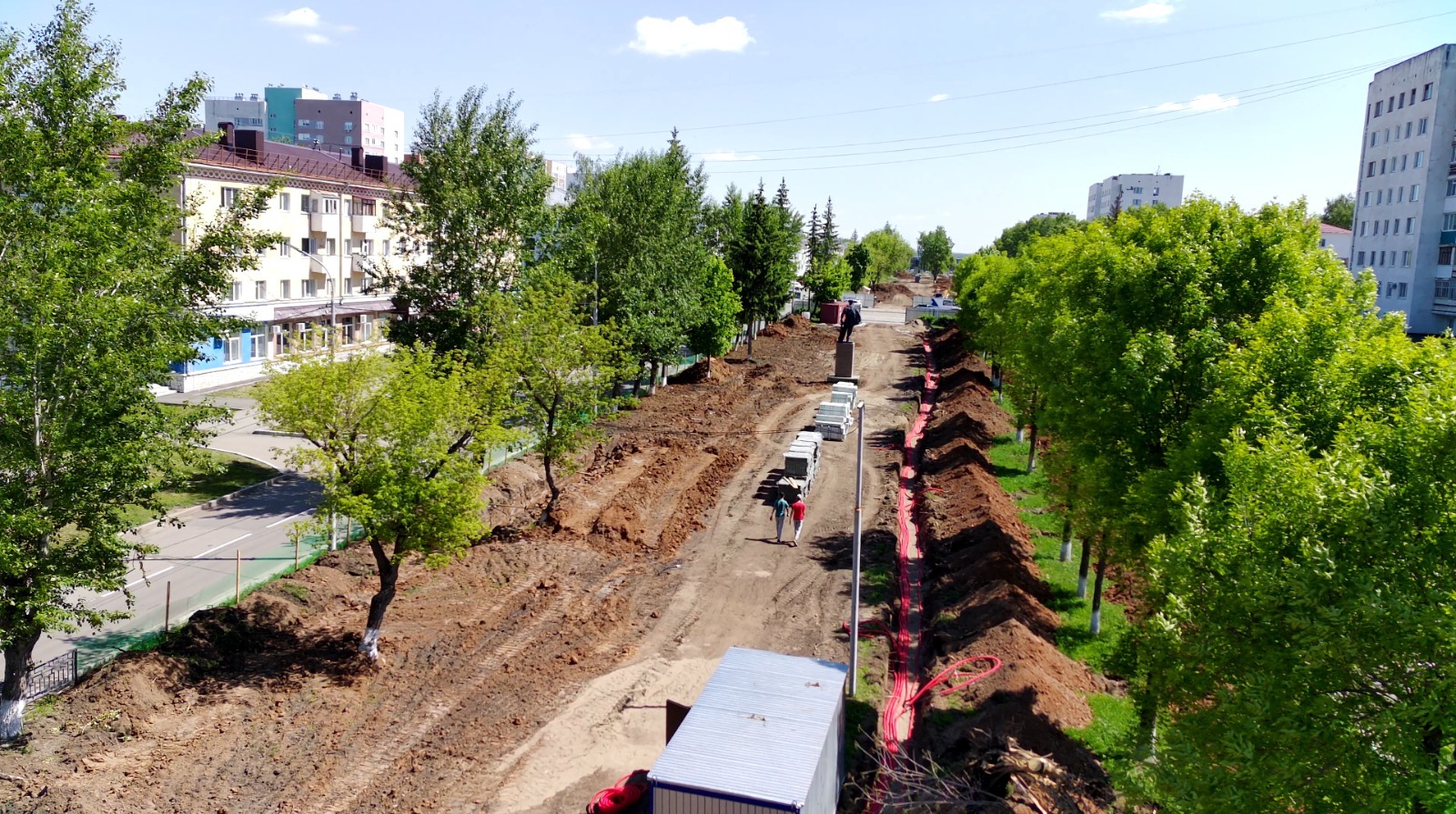 После завершения работ аллея Трудовой славы станет музеем истории под открытым небом. Фото: Ильгиз Миниханов.