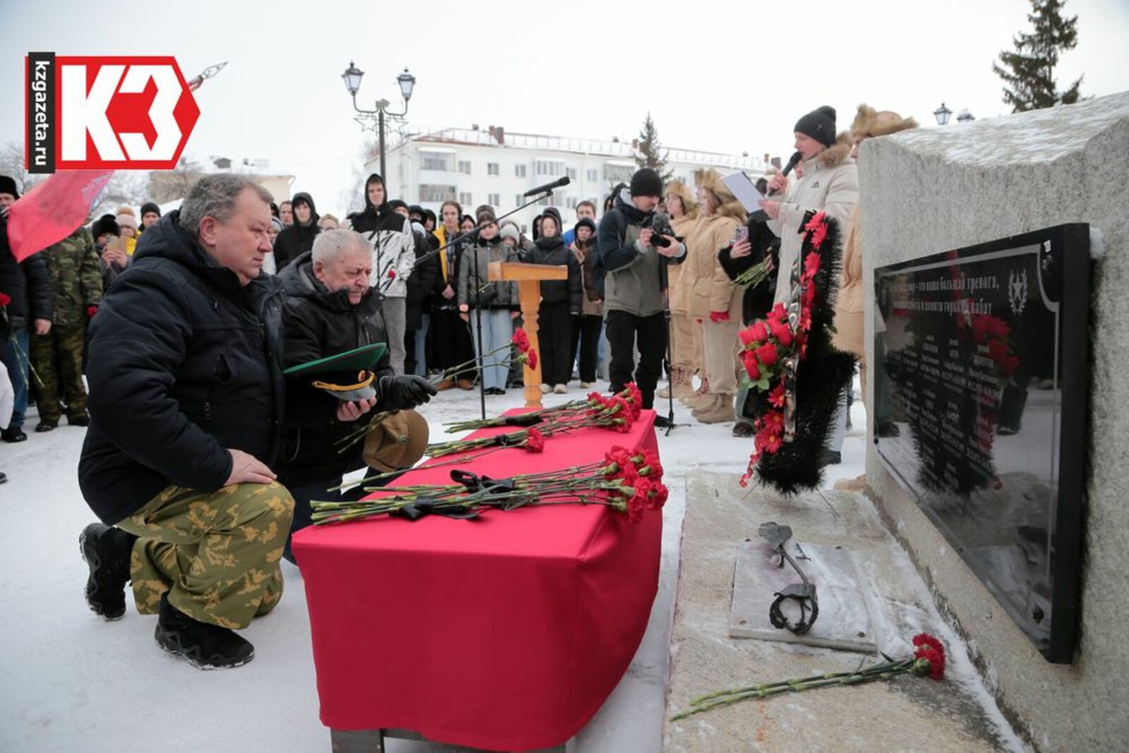 Воины-интернационалисты почтили память павших товарищей. Фото: Руслан Никонов, «КЗ».