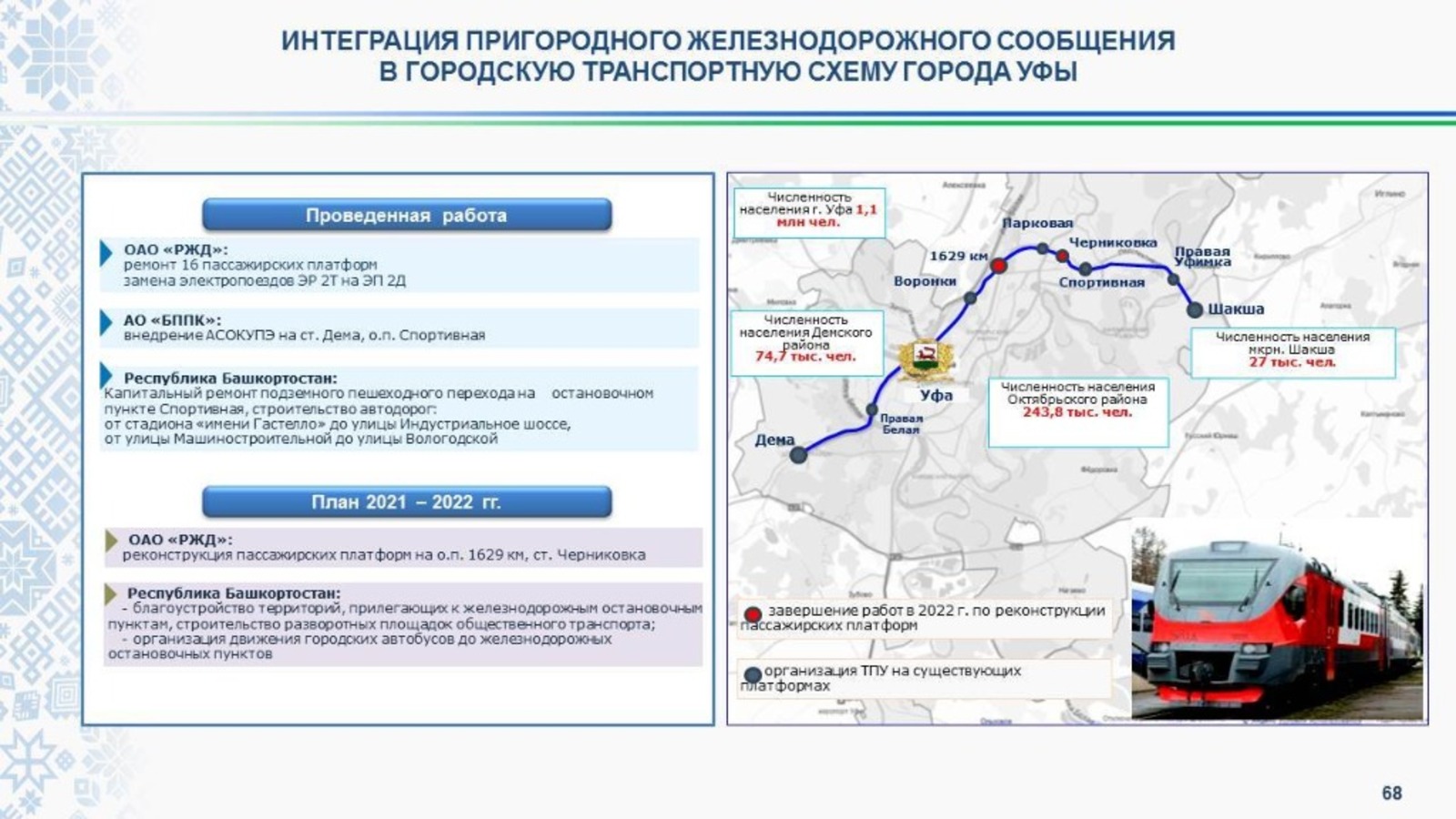 В Правительстве РБ обсудили развитие проекта Уфимского железнодорожного кольца