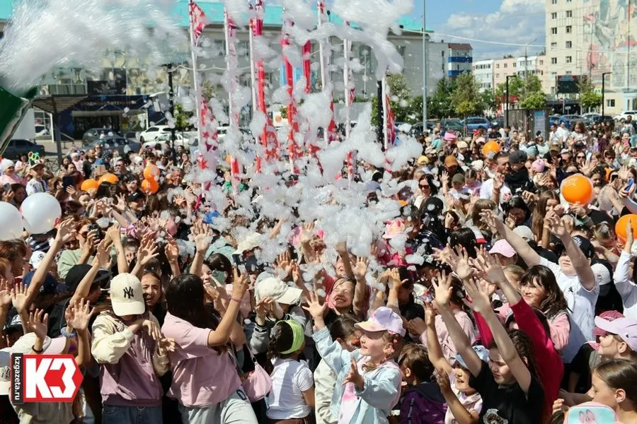 Пенное шоу – одно из любимых развлечений детей. Фото: Алина Мадешина.