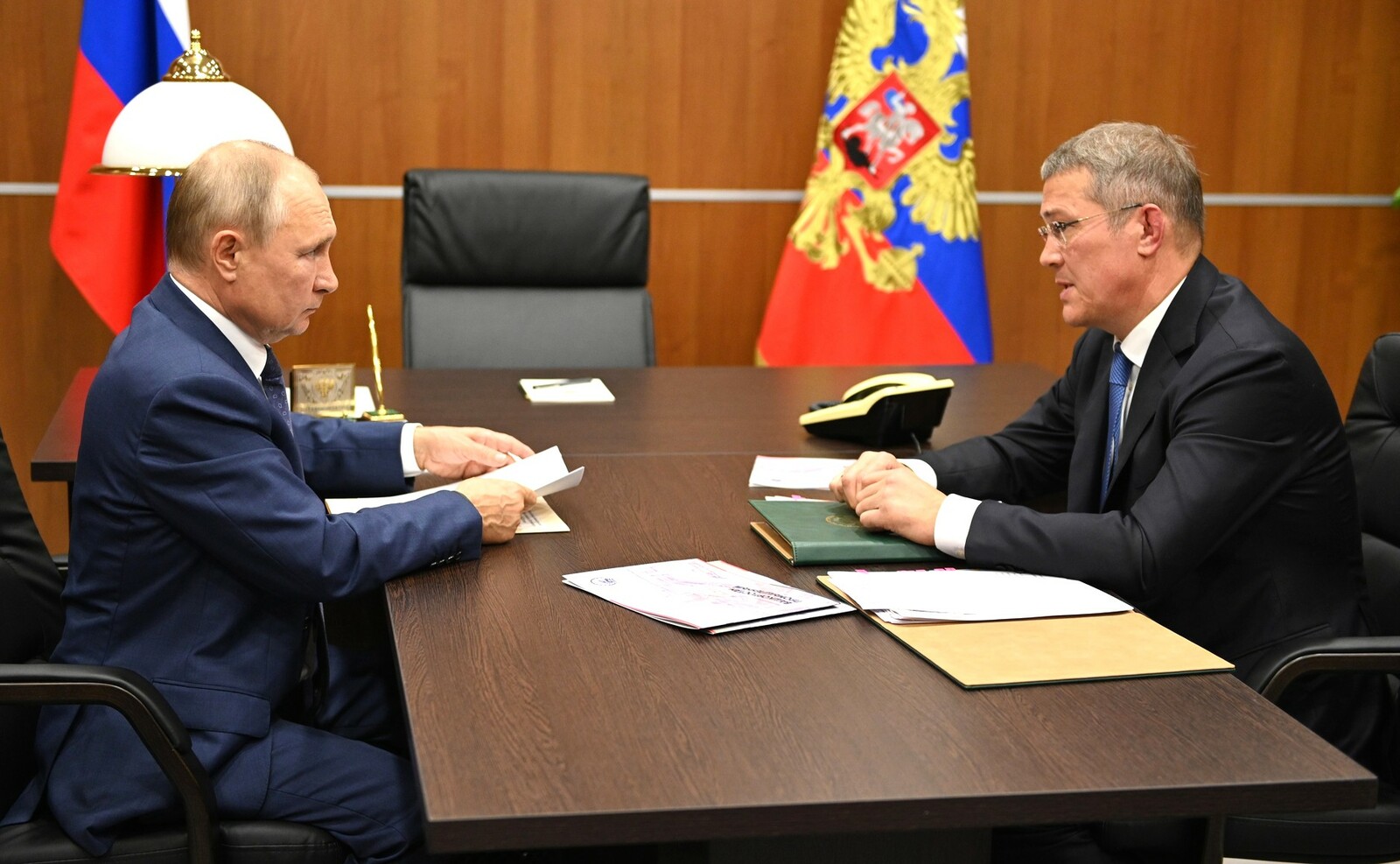 Рабочая встреча с главой Башкирии Радием Хабировым