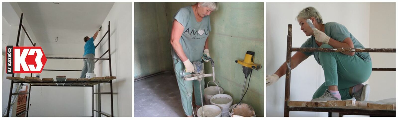 В настоящее время проводится отделка стен. Фото: Юлия Щелчкова, «КЗ».