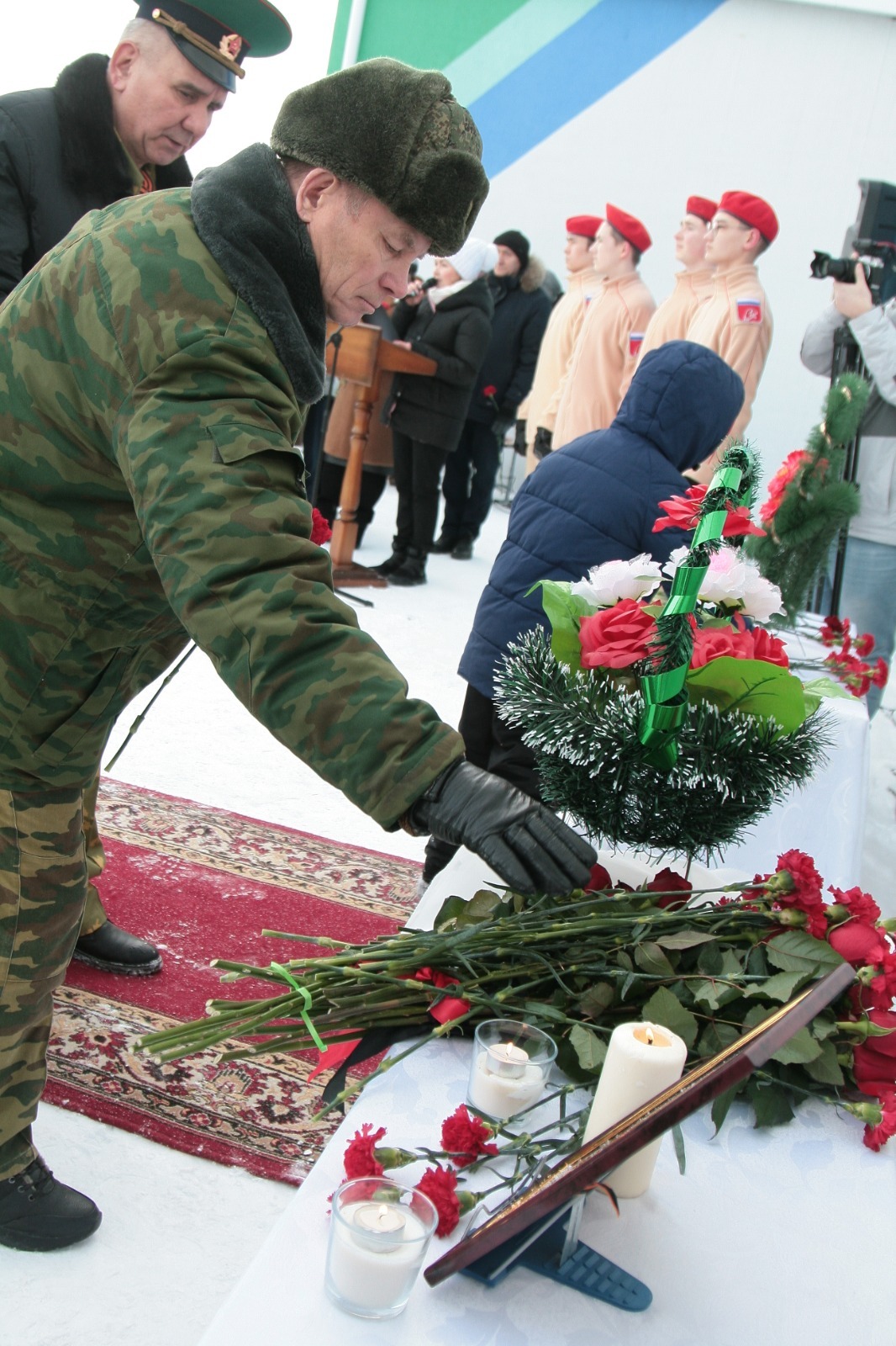 В Нефтекамске открыли мемориальную доску Сергею Уржумцеву, погибшему в спецоперации на Украине