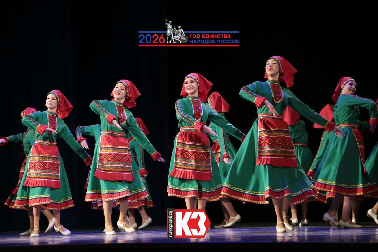 Удмуртский танец исполняет Детская студия ансамбля танца «Тангаур». Фото: Руслан Никонов, «КЗ».
