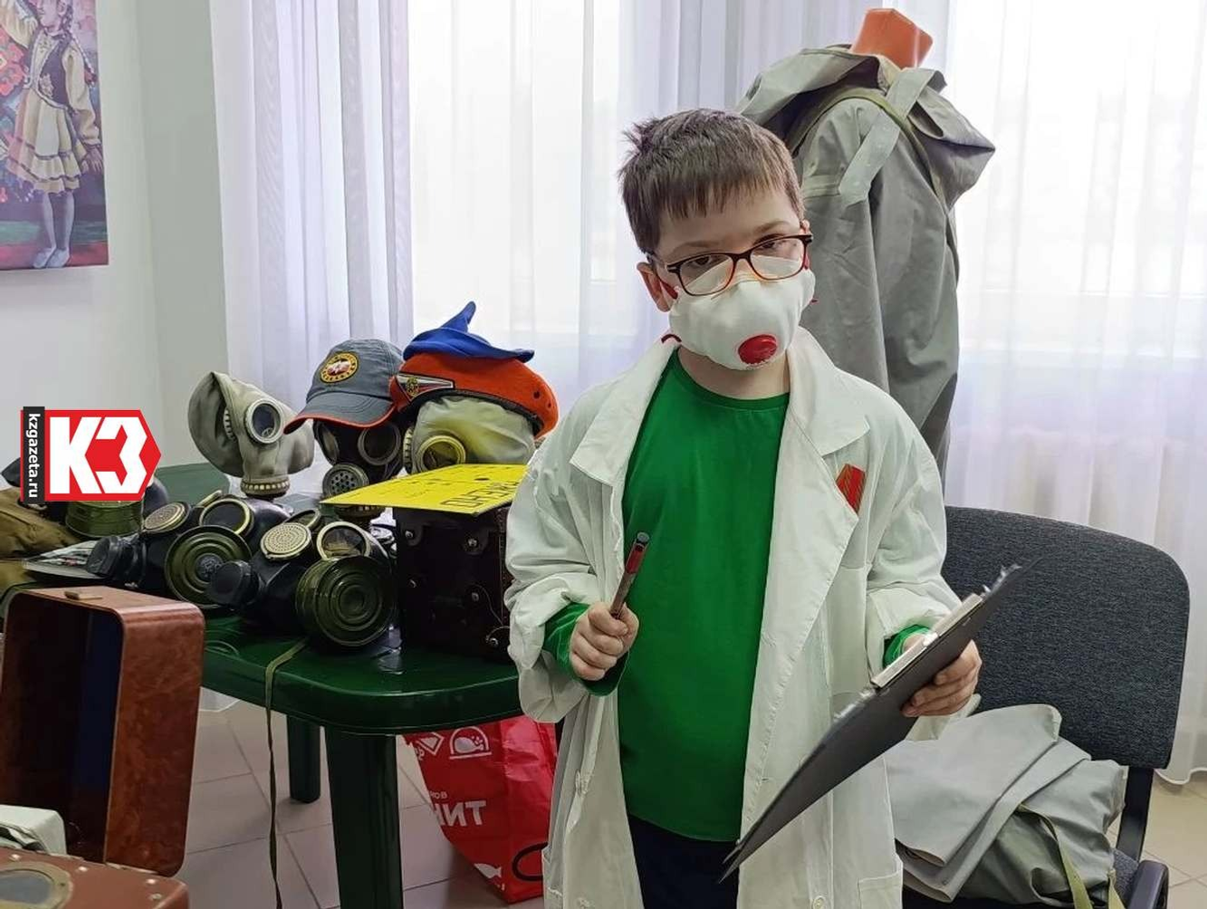 10-летний Артур вместе с другими юными историками бережно хранит память о ликвидаторах. Фото: Руслан Никонов, «КЗ».