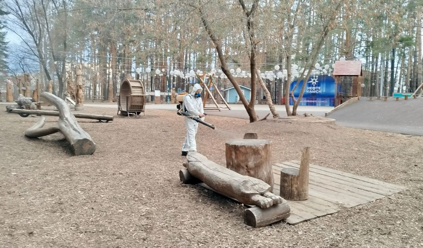 Повторная обработка от клещей на Тропе здоровья в Нефтекамске