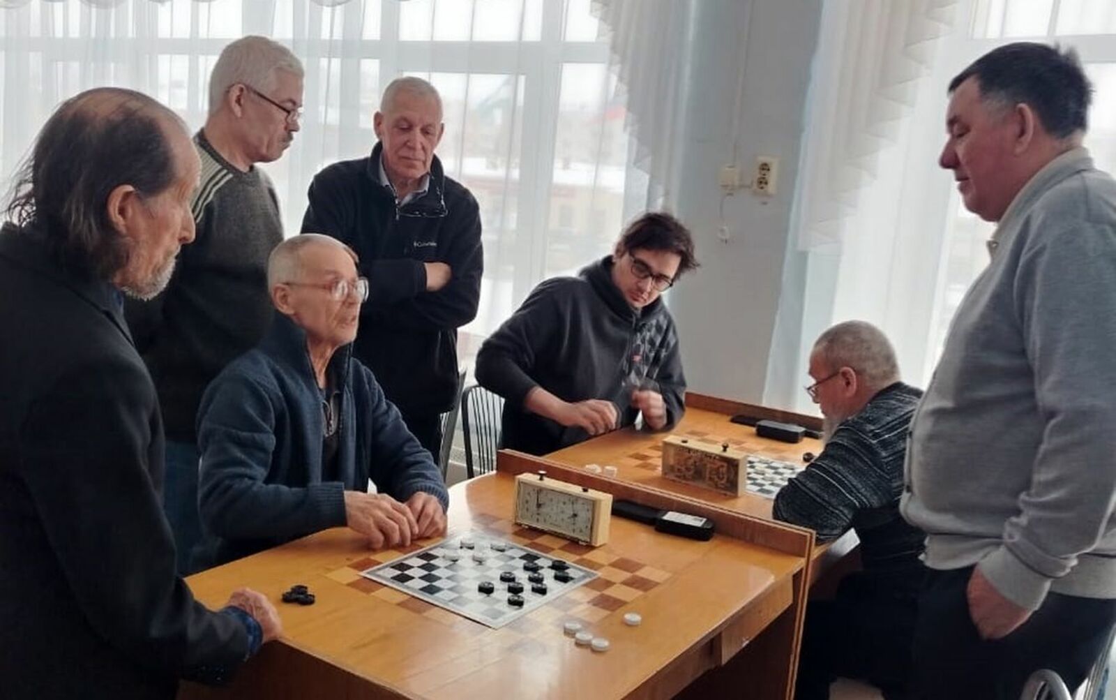 Шашечный турнир был посвящён Дню защитника Отечества.