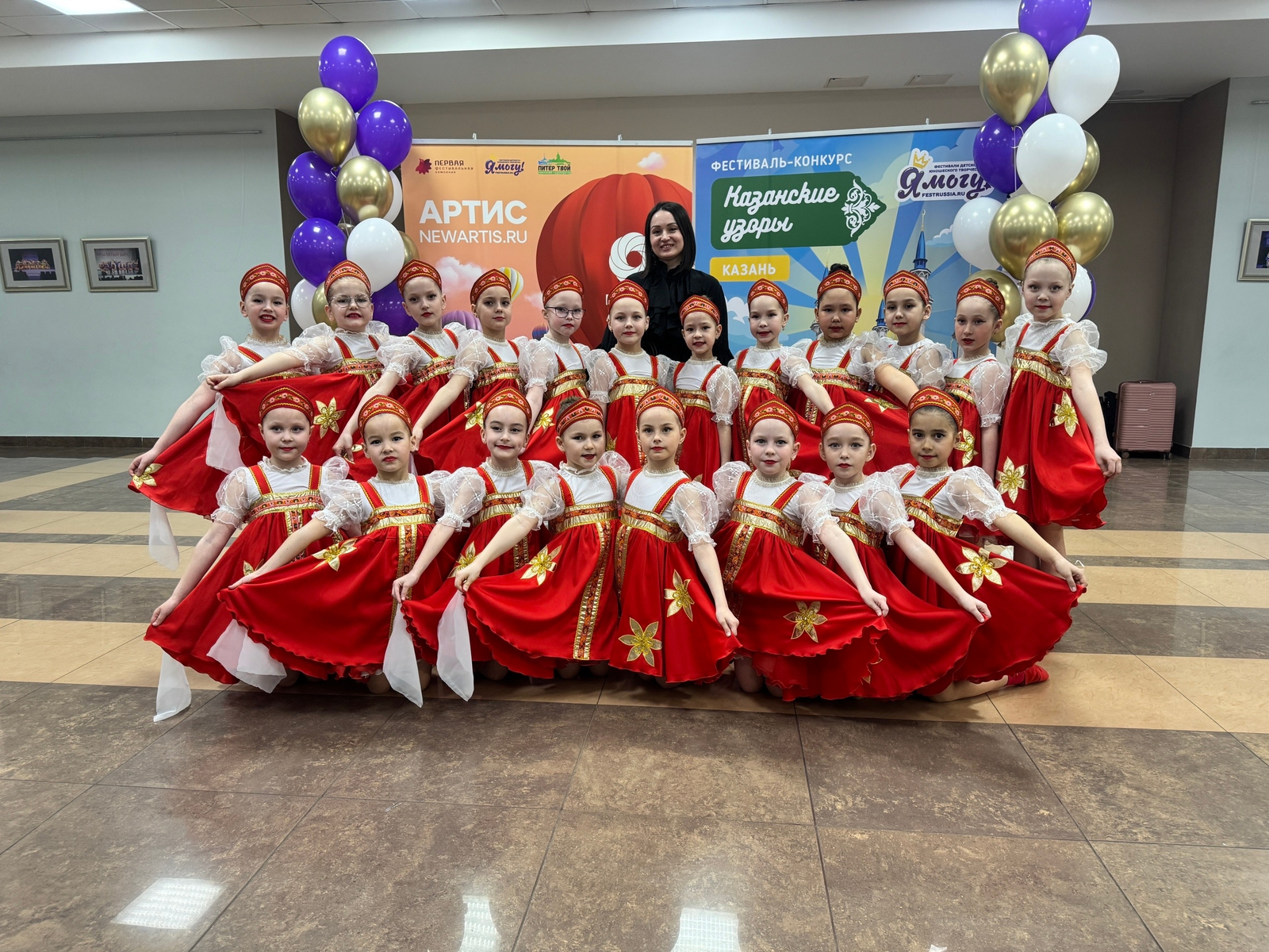 Младшая группа «Миллениума» на фестивале в Казани.