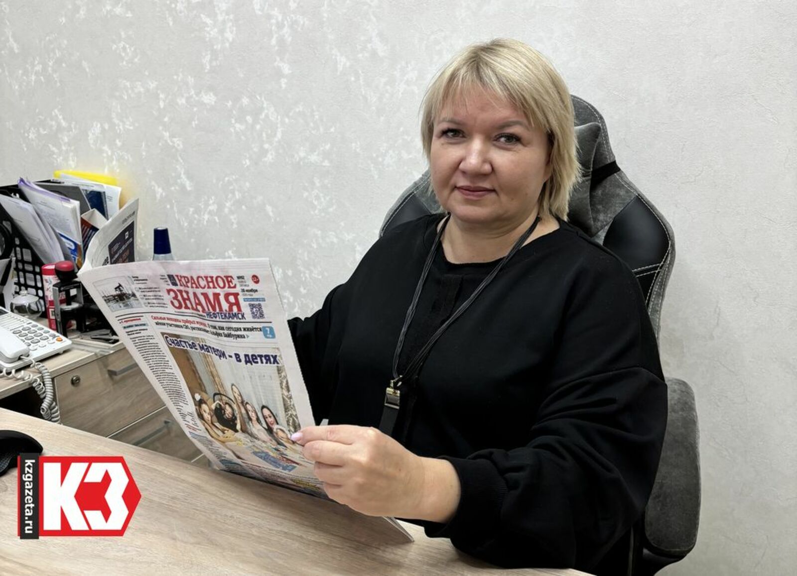 Галина Юрьевна Вахитова: «Газету не только читаю, но и сотрудничаю с ней». Фото: Лилия Габбасова, «КЗ».