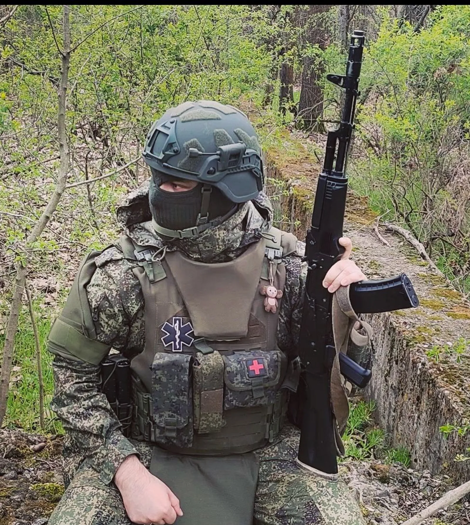 Боец с позывным «Ноль три» с честью несёт службу в зоне СВО. Фото: из архива бойца.