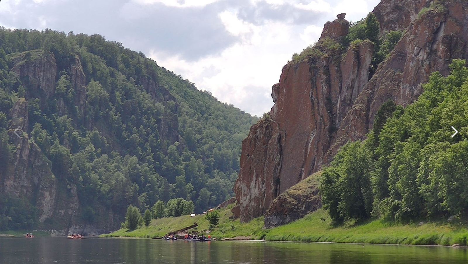 Ласынташ, Капкаташ - каменные ворота реки Ай. Фото из архива Риммы Сафиуллиной.