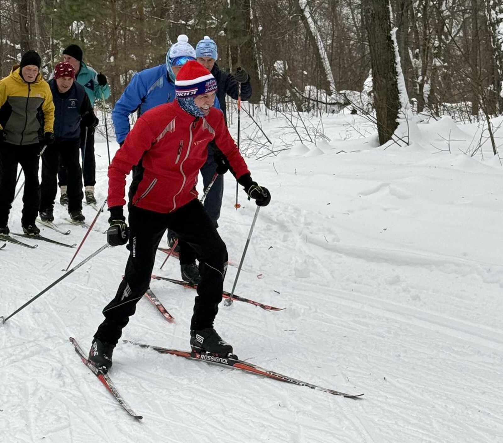 «Лыжня России» прошла и в Амзе. Фото: Сергей Попов.