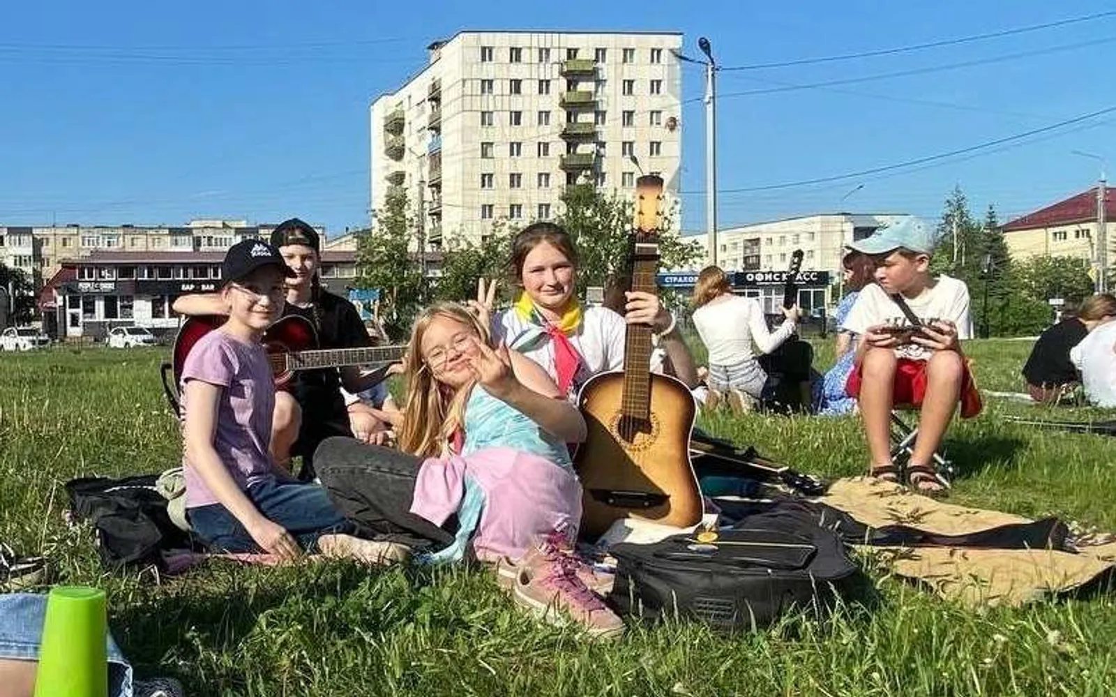 Концертный зал – прямо на траве!