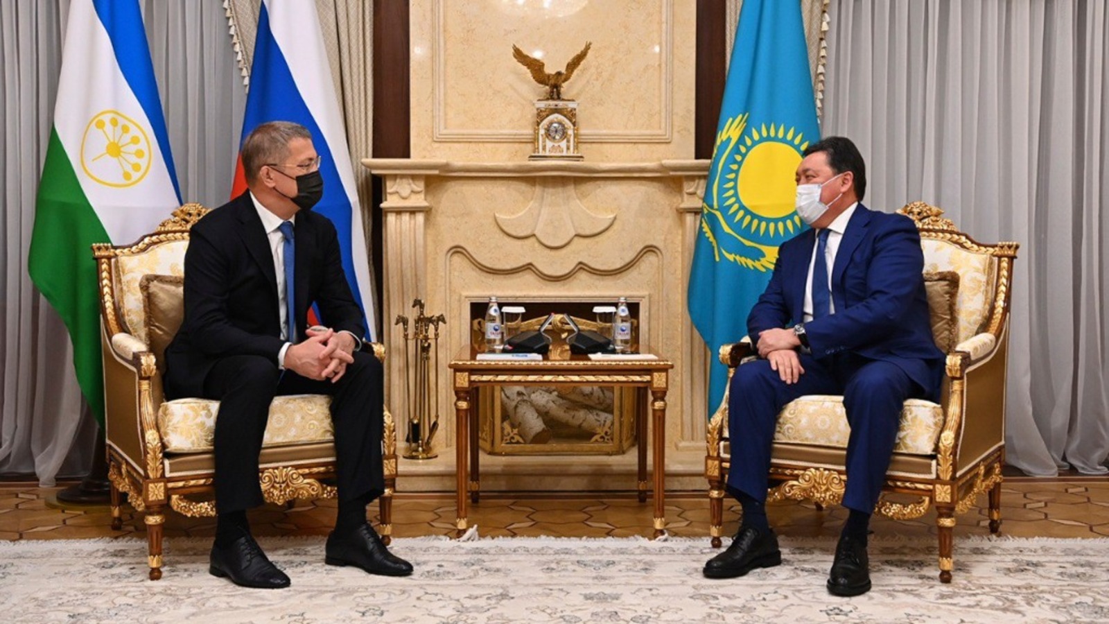 Радий Хабиров встретился с Премьер-министром Казахстана Аскаром Маминым